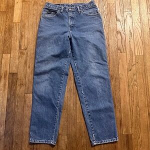 H.I.S. Jeans Mens 29x28‎ Vintage High Rise Straight Leg Denim Blue 90s Casual